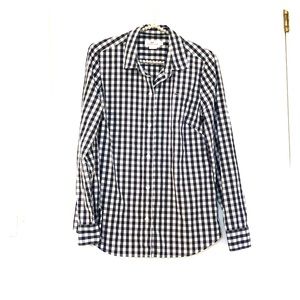 Navy gingham button down shirt • Vineyard Vines